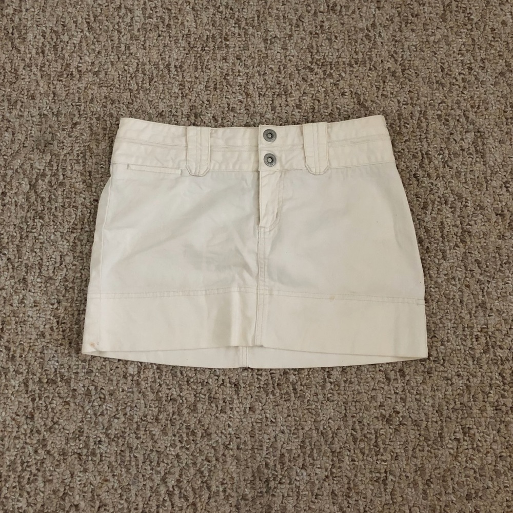American Eagle AE Off-White Mini Skirt
